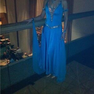 Blue Standard Ballroom Dress